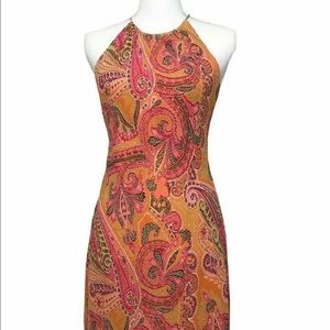 Ann Taylor dress paisley pattern